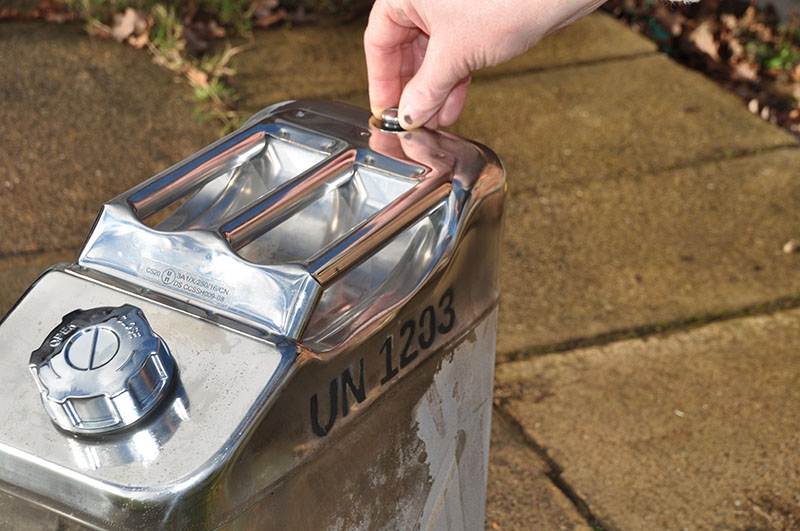 petrol cans