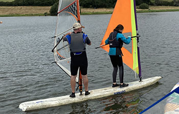 windsurfing